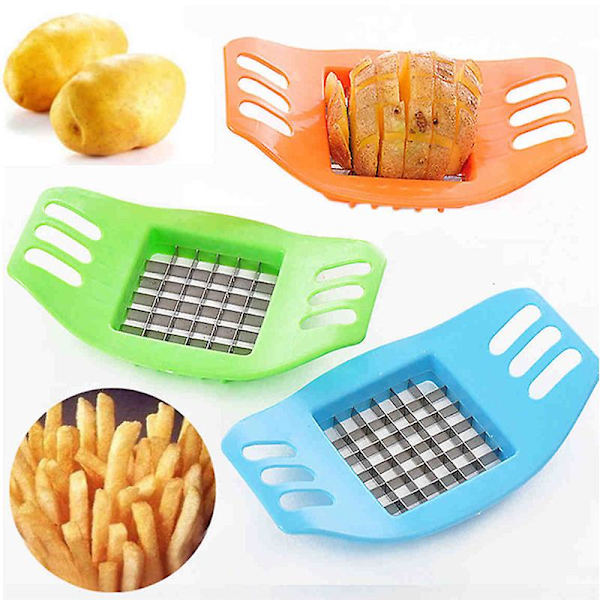 Grönsakshackare Lökhackare, Manuell Grönsakshackare Potatis Skärare Och Köttkvarn, Mat Tärningshackare Handhållen 3st$3 St Potatis Skärningsanordning Skär Pommes Frites K