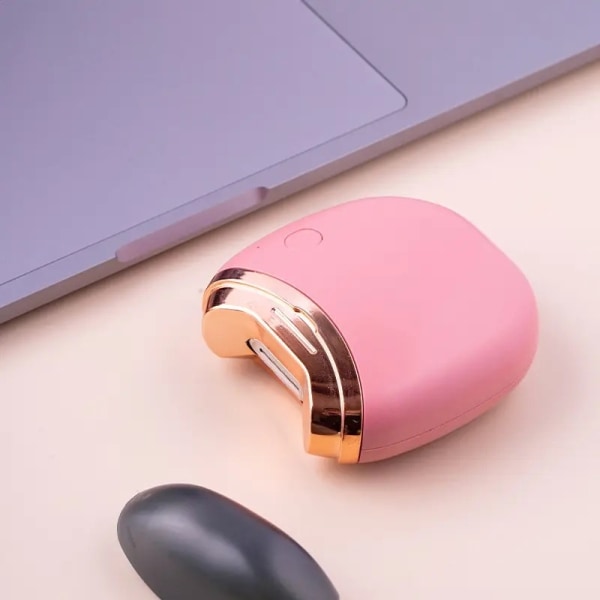 Elektrisk Negleklipper Smart USB Opladning Automatisk Negleboremaskine til Voksne, 100% Sikker Automatisk Neglefil Manicure Polish Trimning