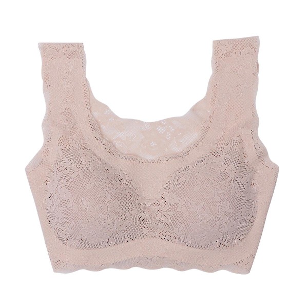Japansk Stil Sømløs En-delt Bh Sexy Blonder Bh Underundertøj Lingeri Til Kvinder Størrelse Xl (Hudfarve Color of skin XL
