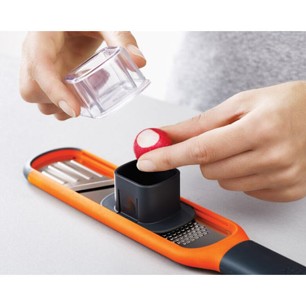 Ny kreativ rive, fin ingefærrive, grønnsaksdeler, skiver, 2-i-1 mini håndholdt rive