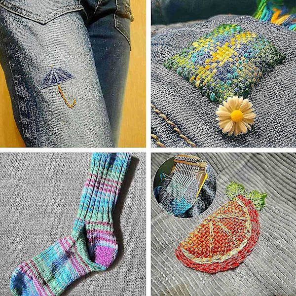 Stickningsmaskin för små projekt, Trä, Hemma-Kul, Lagningsmaskin Passar Nybörjare, DIY-Konstverktyg, Passar För