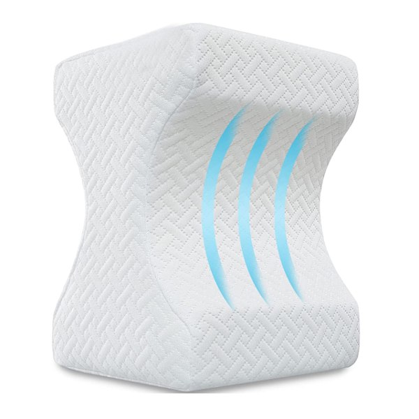 Ergonomisk Knepute for Bein med Memory Foam Firkantet Pad Laptop Pult Armlene Memory Foam Vevd 100% Polyester 26*20*15cm_xrzi 1