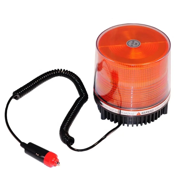 Punainen ja sininen langaton pyörivä majakka-LED-vilkkuvaroitusvalo Katon auran varoitusvalot 12 V magneettisella pohjakiinnikkeellä ja latauslaitteella