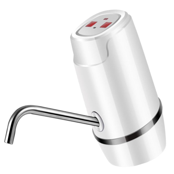 1 st. Laddningsbar Vattenpump Enhet Bärbar Tunnvattenutdragare Hushålls Elektrisk Vattenspridare White 14X9X9CM