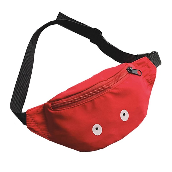 Børnelivrem Novelty Sjov Lille Øjne Fanny Pack Personlighed Fritidsbælte Hip Bag (rød)Rød27 * 13CM Red 27*13CM