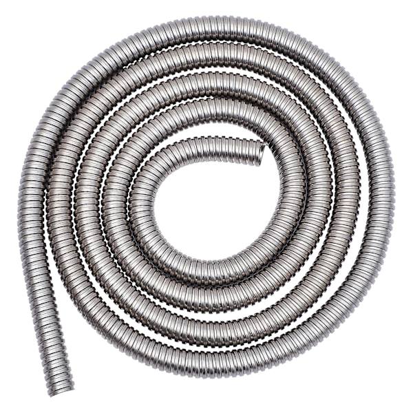 3m Rustfritt Stål Metall Trådet Slange Wire Kabelbeskytter Kabelhylse Rør Sølv 3MX20mm Silver 3000*20mm