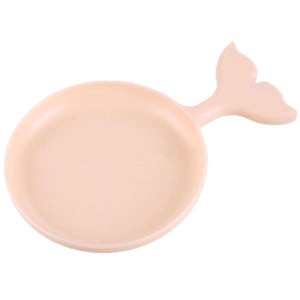 Serveringsfat i fiskeform, Dessertbrett, Frukt Snacksrett, Servise, Rosa Pink