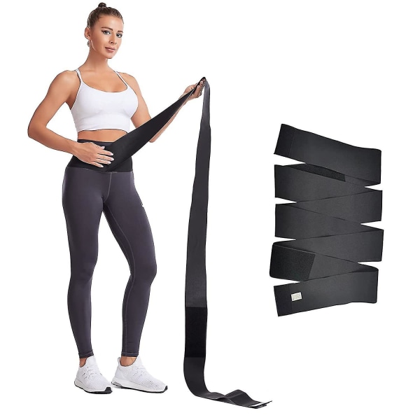 Bandasje Wrap Midjetrener Tape Usynlig Midjetrimmer Wrap Lumbal For Midjeavlastning Kroppsformer Bindebelte 4 Meter 4 Meters