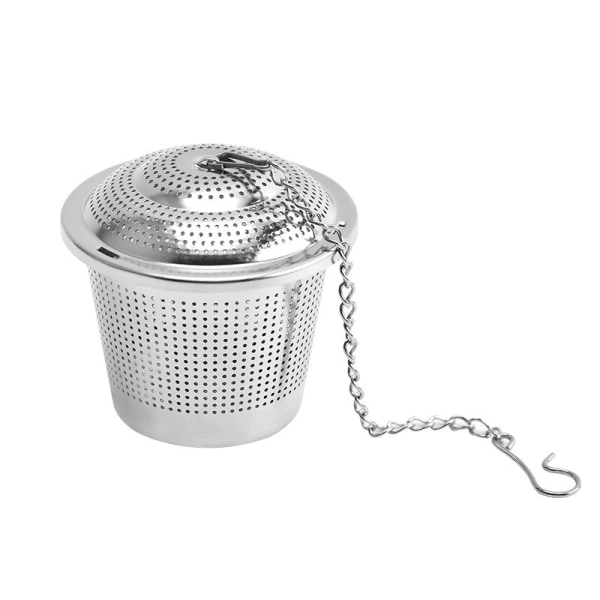 Teinfuser i rustfritt stål av matkvalitet, førsteklasses kvalitet, perfekt sil/filter for løst te, løst te. (5 cm)