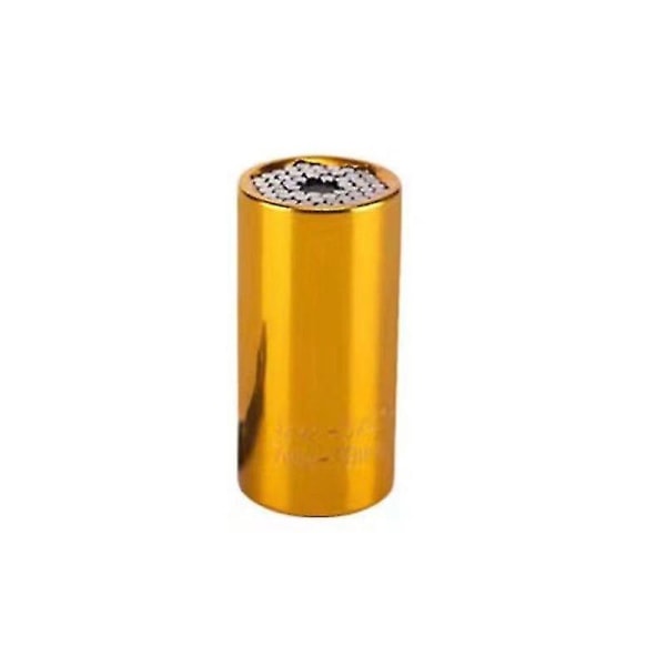 7-19mm Skrallepipe (gul pipe + 3/8 post), universal muffe Multifunksjonell Universal Energy Muffe 7-19 Magic Muffe Hodesett 3/8 Elektri