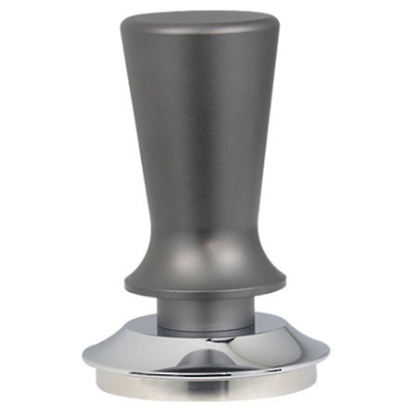 Elastisk Pulverpresse i Rustfrit Stål Kaffehammer 58mm, Sølvgrå