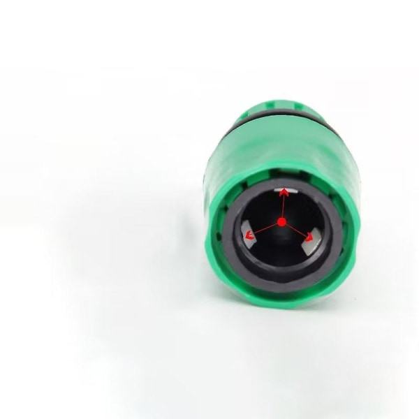 Have Connector Sæt, Plastik Have Slange Tap Connector Fitting Kit Med Connector Adapter Til Trykvaskere (4 stk, Grøn)