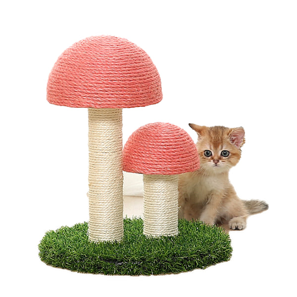 Kattträd kattmöbler kattleksak kattklösbräda klätterställning rosa
