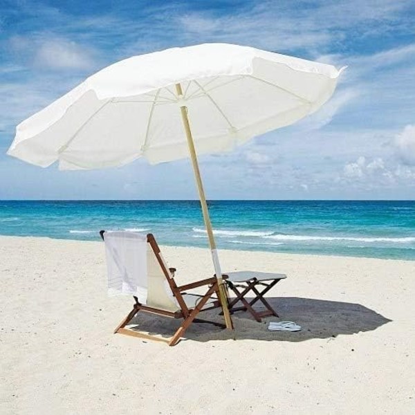 Strandparasoll Ankerfeste 16,5 Tommer Heavy Duty Metall Stativ Holder Anker, Justerbar Sandanker for Stangediameter 1,1-1,26 Tommer