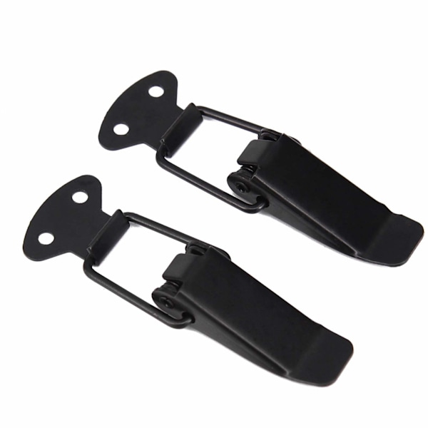 2pcs，Universal Black Car Bumpers Trunk Hatch Lids Release Fasteners Kit Hood Pin Lock Clasp Clip Kit for Car Vehicle