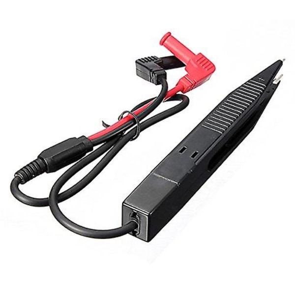 Daniu Smd Induktor Test Meter Clip Probe Til Modstand Kondensator Multimeter (1 stk, Sort)