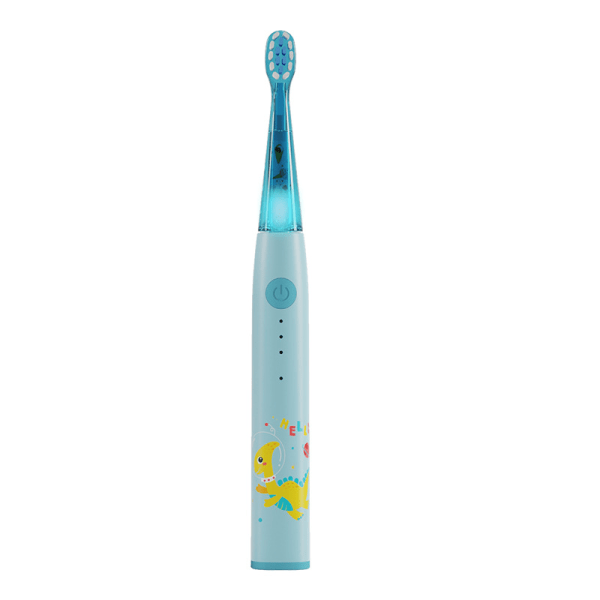 Kids Sonic uppladdningsbar elektrisk tandborste: Interaktiv Smart Light toddler tandborste med 3 rengöringslägen IPX7 Vattentät 2