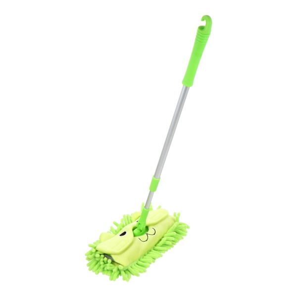 Lasten Mini Mop -lelu Lapsille Siivouslelu Opettavainen Näytelmälelu Muovilelu Vihreä 50X12CM Green 50X12CM