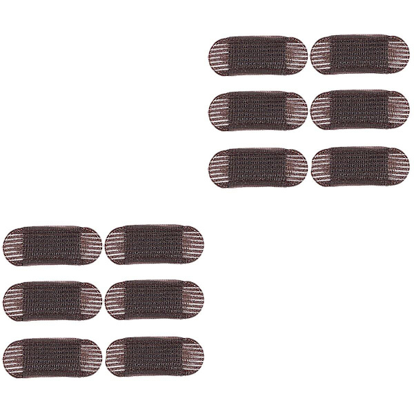 18 kpl Naisten Volyymi Bump-Lisäosat Hiusten Pohjat Hiusten Muotoiluvälineet Bump-Tynyt 12 kpl 7X2.8X0.5CM 12 pcs 7X2.8X0.5CM