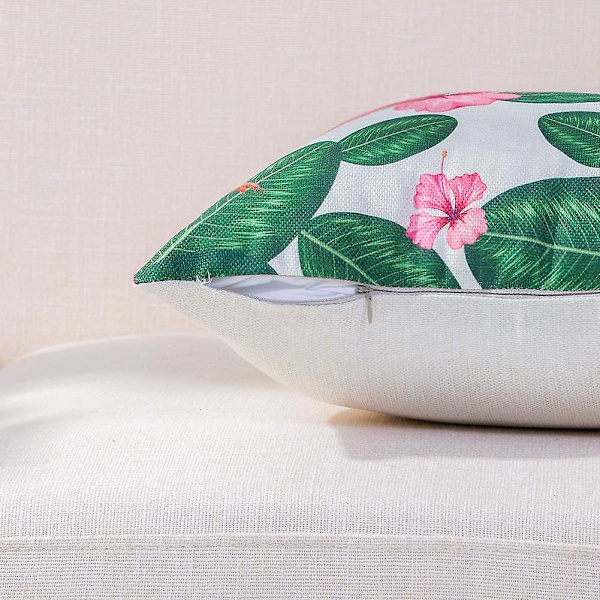 Sett med 2 putetrekk i polyesterstoff med striper, moderne, myk, glatt og komfortabel putetrekk for sofa, seng, sofa, barnerom, hage, 45x45cm, lys grå