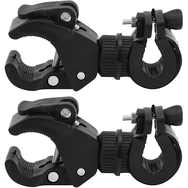 2 stk. Sykkellysbrakett 360 graders roterbar sykkellykt Holder Sykkelutstyr For Sykling Bike Mtb