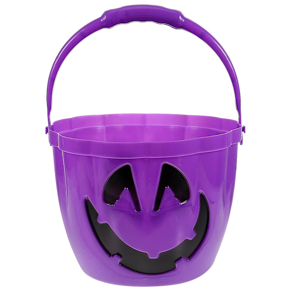 Halloween Slikpose Halloween Trick Or Treat Pose Lysende Håndholdt Pose Party Pose Lilla 23X16.5CM Purple 23X16.5CM