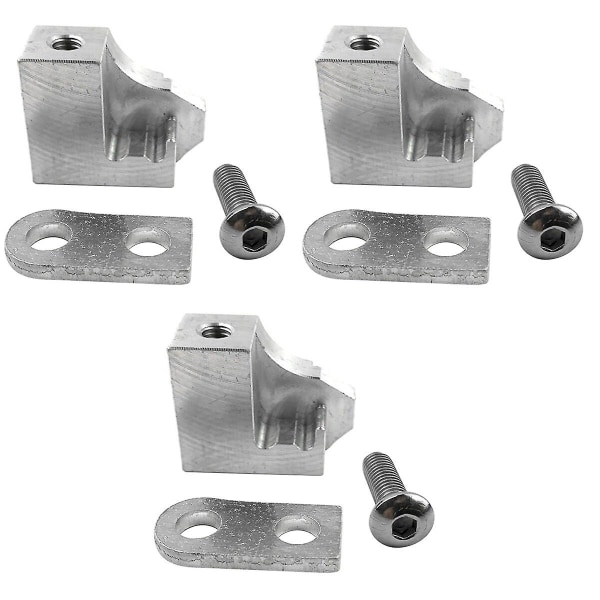 3 Set Insugningsgrenrörsreparationsskena Aluminiumlegering Grenrörslucka Reparationskit 3 Set 4X3cm 3 Sets 4X3cm