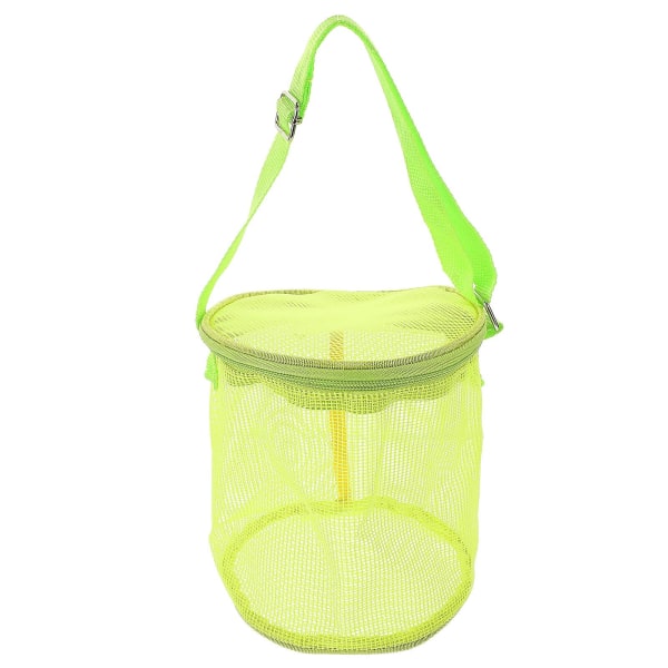 Mesh Opbevaringsposer Pool Håndklæde Taske Børn Strandtaske Sand Legetøjspose Mesh Svømmetasker Mesh Tasker Grøn 16X15.5CM Green 16X15.5CM