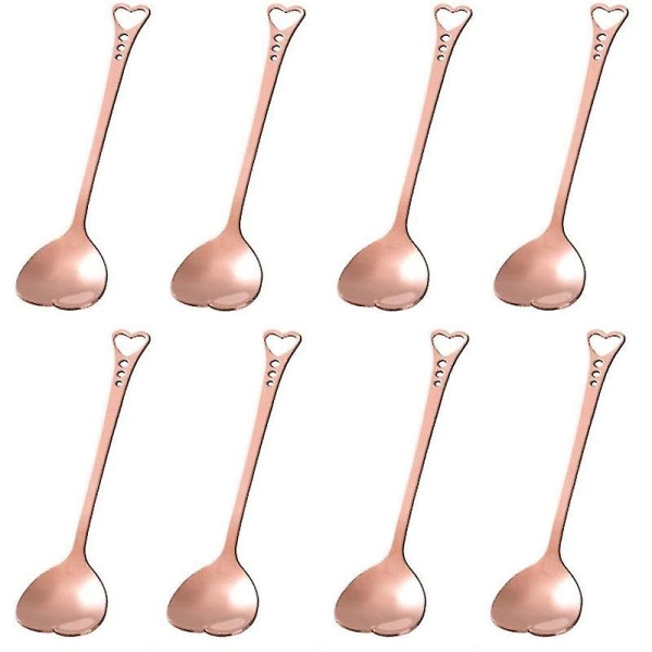Dessert Ske Dessert Skeer Kreative Søde Hjerteformede Espresso Skeer 8 Pak