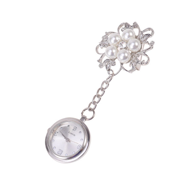 Taskukello Hoitajan Rinnaneula Kellon Neula Kellon Lääkärin Taskukello Rinnaneula Fob Kellon Hopea 9 * 3 cm Silver 9*3 cm
