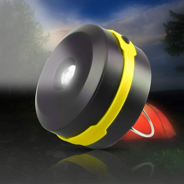 Taitettava Leirintälyhty, 2 Latausmenetelmää Aurinko- ja USB-lataus 3 Valotilalla, Taittuva Leirintävalo ja Ripustuskoukku Leirintään, Ulkoiluun, Vaellukseen