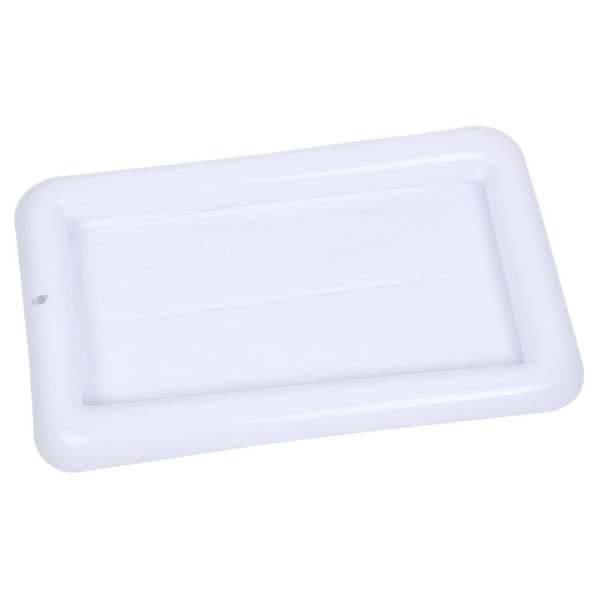 Brettspillbord, Serveringsbar, Buffetbrett, Server, Oppblåsbar Isbuffet, Oppblåsbar Bord White 135X65CM
