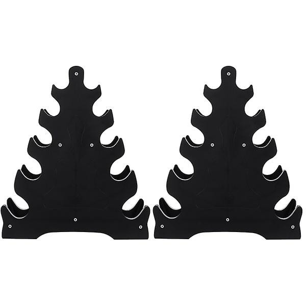 2 st Hantlarförvaringsfäste Snygg Hantlar Displayställ Hantlar Hållande Stativ 2 st 38X8.5CM 2 pcs 38X8.5CM