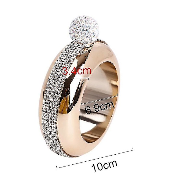 Armbandsflaska, Armbandsflaskor Kreativt Rostfritt Stål Och Fickplunta