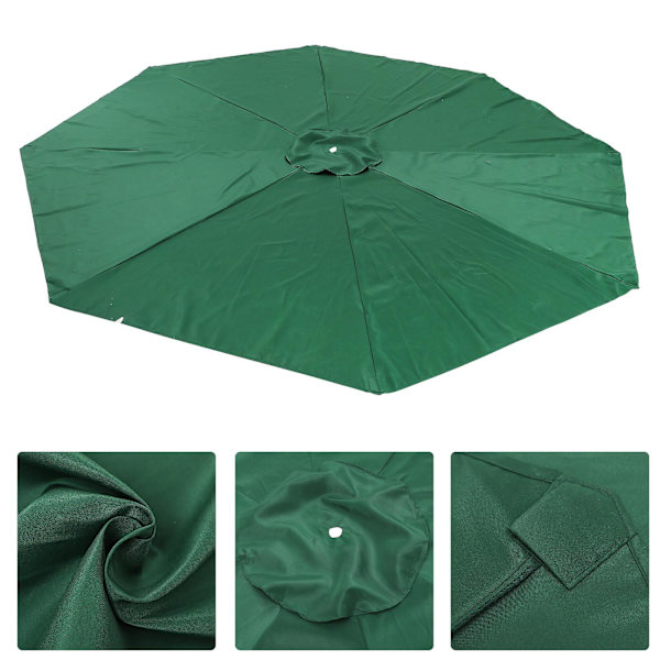 1 stk Strandparasol Baldakin UV-beskyttelse Parasol Baldakin Udendørs Parasol Baldakin Uden Parasol Stativ Green 300X300cm