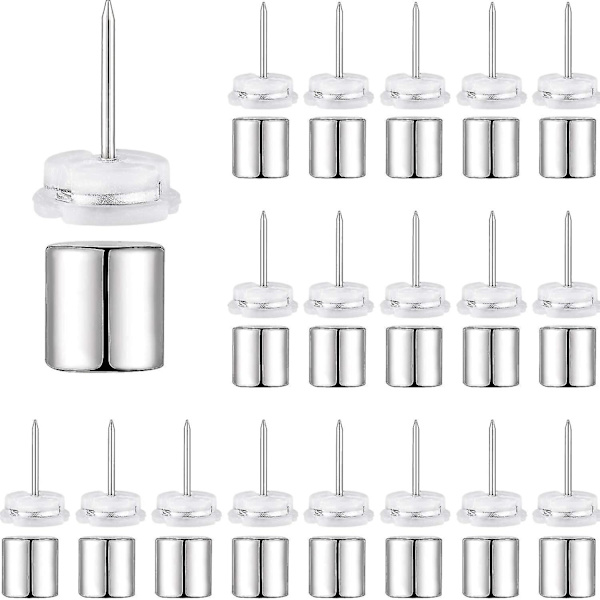 Magnetiske tegnestifter Magnetacks Magnetiske knappenåler Plakat- og fotokroker for vegger oppslagstavler (20 stk)