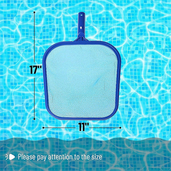 RYO_Pool Skimmer Net, Pool Net, Pool Nets for Rengöring Blue