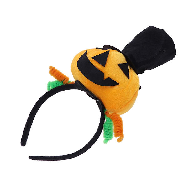 Elegant Halloween-hodeband med gresskarform, gresskar-mønster