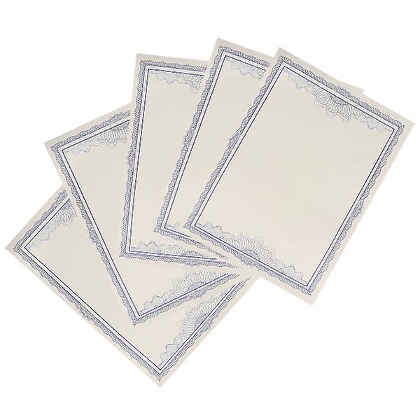 Blankt Diplompapir Tykt Certificeringspapir Certificeret Papir Diplomtrykpapir Blankt Almindeligt Ce 30X21X0.1CM