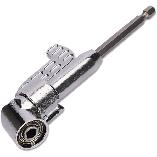 Solros Vinklad Skruvmejsel 1/4\" Vinkelhuvud 105° Hex Skaft Skruvmejsel (Silver)