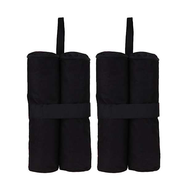 4 stk. Markisevektposer, Heavy Duty Markisevekter, Sandposer for Instant Legs, Utendørs Solskjerming (svart) Black 42*11*8cm