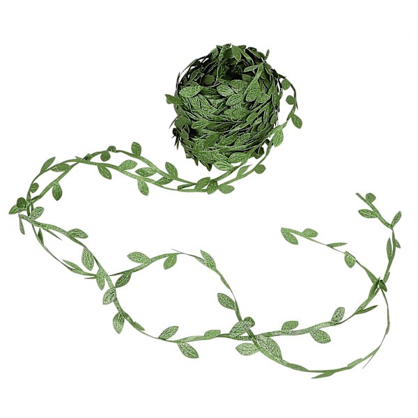Konstgjorda Växter Falska Girlang Rankor Blad Sträng Blad Band Blomma Ballonger Grön Green