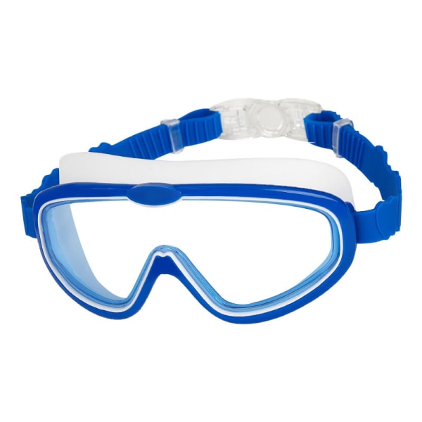 Svømmebriller for barn, svømmebriller med neseplugger og klips, UV-beskyttelse, ingen lekkasje, svømmebriller med vidsyn for 3-15 år