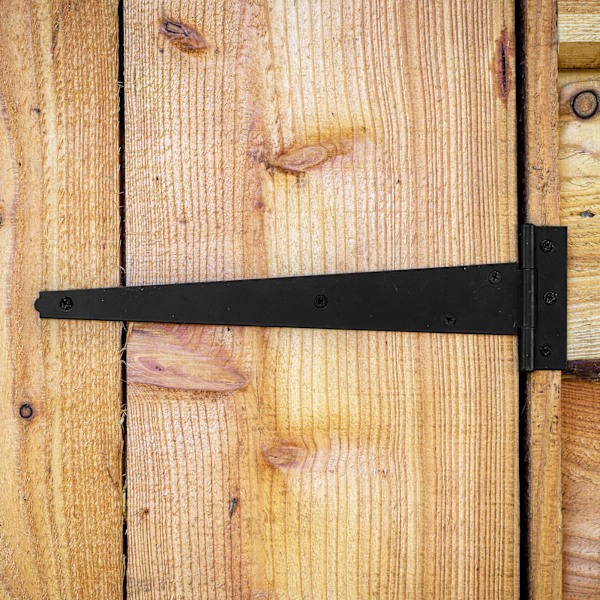 2 stk., Skurvinduer og mer dekorative fancy T-hengsler 5\" Heavy Duty stål skurport hengsler med skruer, oppbevaring skurport låveport porter