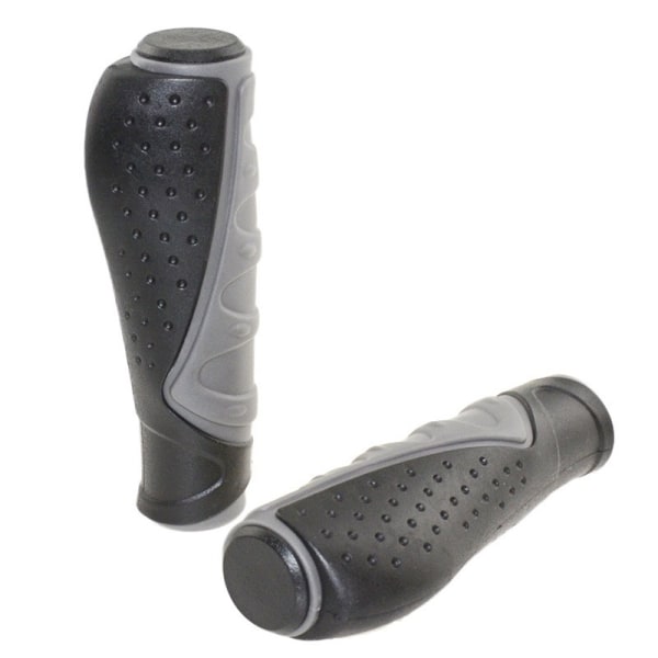 Antislip Bicycle Handlebars Grips Protector For Bicycle/ Mountain Bike/ Road Bike/ Folding Bike (Black+Grey)