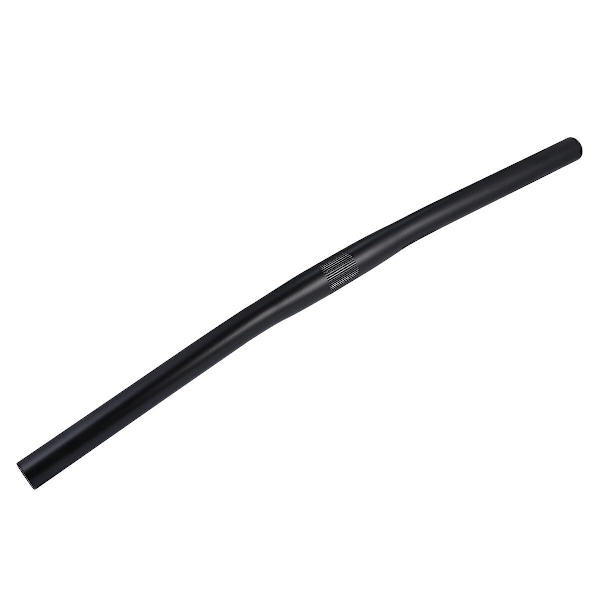 25,4 mm Styre i Aluminiumlegering, Rett Sykkel Mtb Sykkel Riser Flat Styre, Svart 54,3X2,1CM Black 54.3X2.1CM