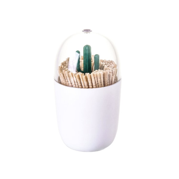 3D tandstikker dispenser, tandstikker opbevaringsboks (kaktus)