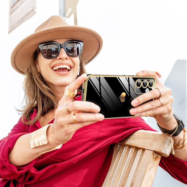 Samsung Galaxy A16 4G/5G Cover, Letvægts Blød TPU, Stød- og Ridsefast, Hjerte Design Til Hverdagsbrug, Sort
