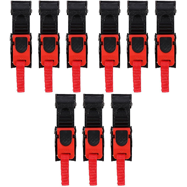 9 stk Hjelm Spænde Sikkerheds Hat Spænde Hjelm Forbrugsstoffer Hjelm Tilbehør 9 stk 8X2.5CM 9 pcs 8X2.5CM