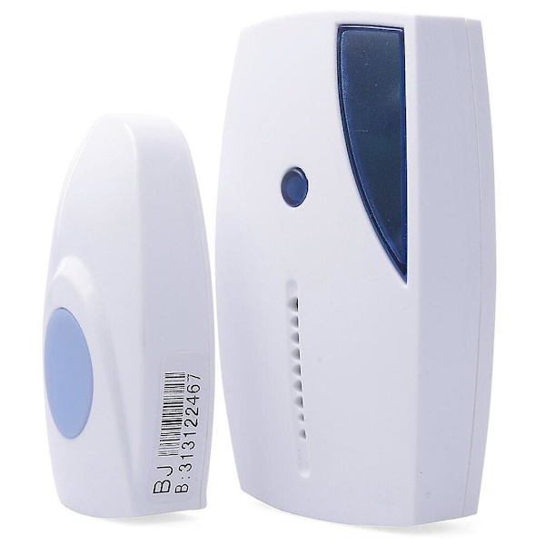 Trådlös Dörrklocka Fjärrkontroll Dörrklocka Batteridriven Fjärrkontroll Dörrklocka Trådlös Trådlös Dörrklocka KitWh White